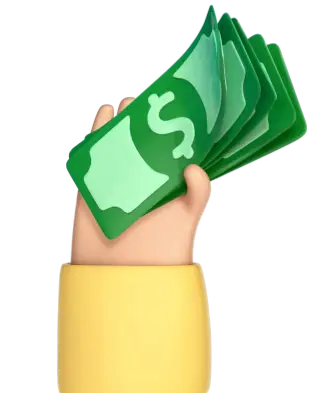 Mano con dinero