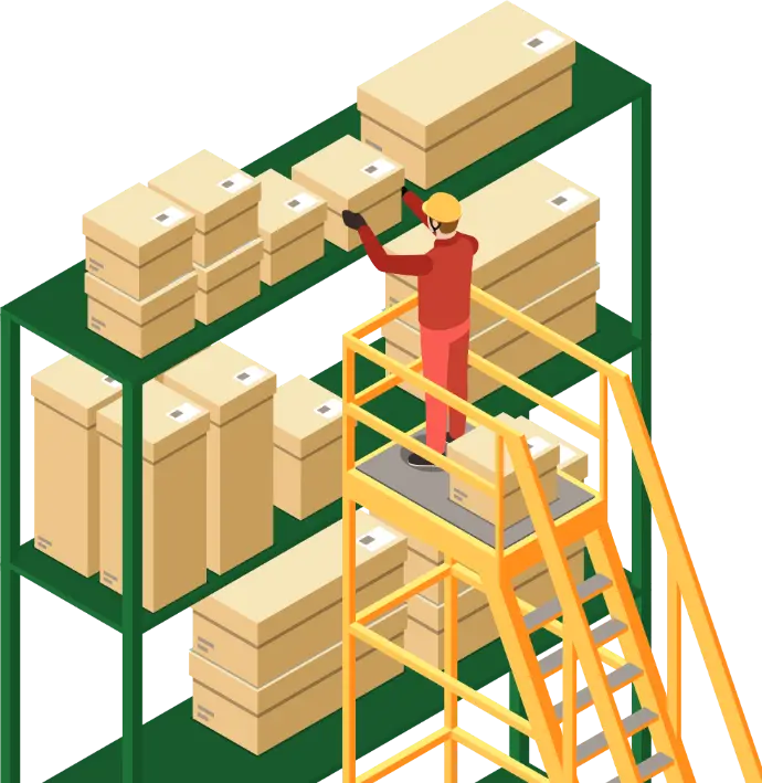 Ilustración de almacenamiento